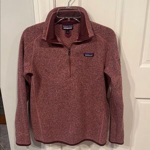 Patagonia Burgundy Fleece Pullover